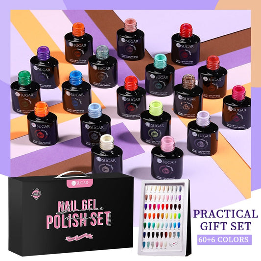 OHS cosmetics 60 Colours Set Gel Nail Polish Kit Top PRO Quality at Affordable Prices