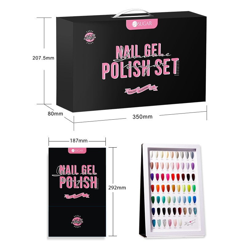 OHS cosmetics 60 Colours Set Gel Nail Polish Kit Top PRO Quality at Affordable Prices