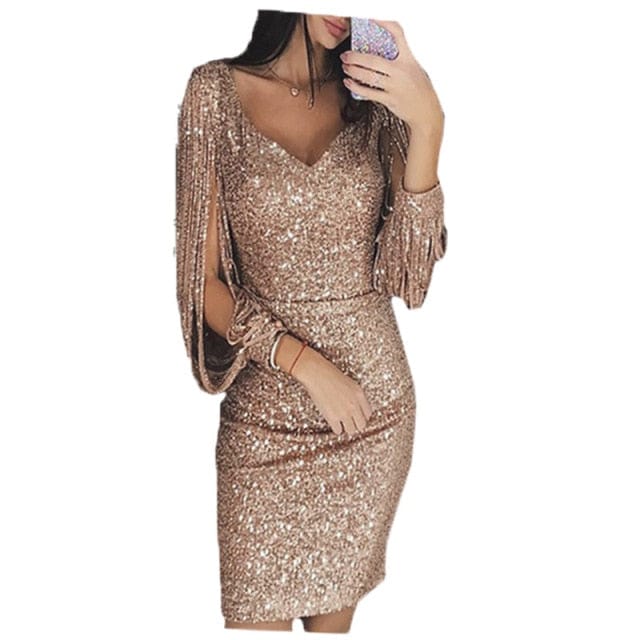 OhSaucy Apparel & Accessories gold5 / XXXL An Elegant Evening Party Dress