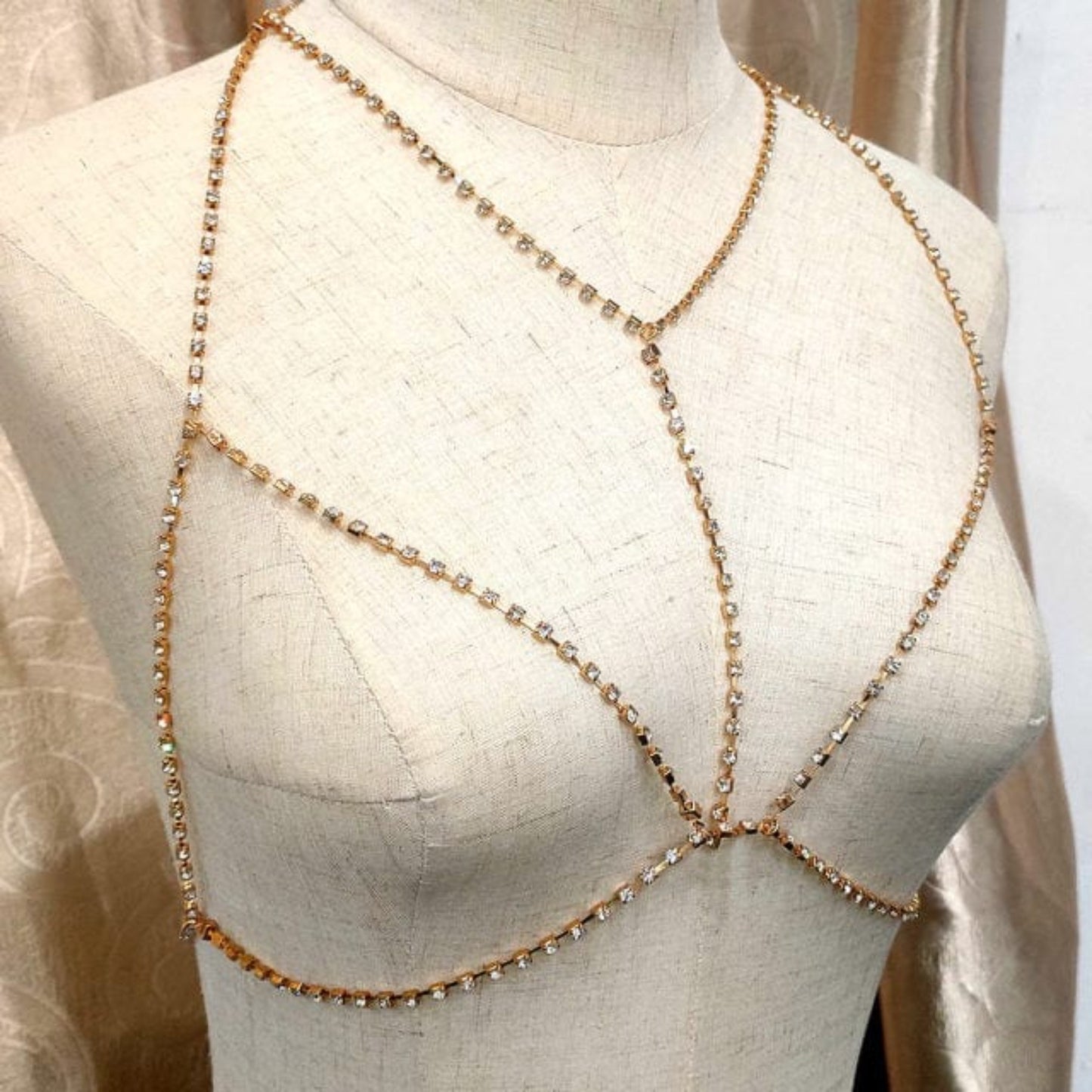 Bling Rhinestone Body Chains Jewelry - OhSaucy