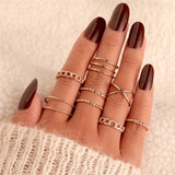 Oh Saucy Apparel & Accessories FN0180746-1 Bohemian Style Ring Sets - Fashionable Party 2022 Hand Jewellery