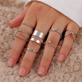 Oh Saucy Apparel & Accessories FN0180747-2 Bohemian Style Ring Sets - Fashionable Party 2022 Hand Jewellery