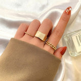 Oh Saucy Apparel & Accessories FN0181136 Bohemian Style Ring Sets - Fashionable Party 2022 Hand Jewellery
