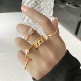 Oh Saucy Apparel & Accessories FN01811685 Bohemian Style Ring Sets - Fashionable Party 2022 Hand Jewellery