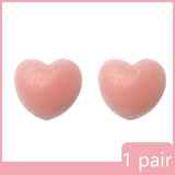 Oh Saucy 1 pair heart / 7cm Breast Petals Nipple Cover Invisible Adhesive Silicone Reusable