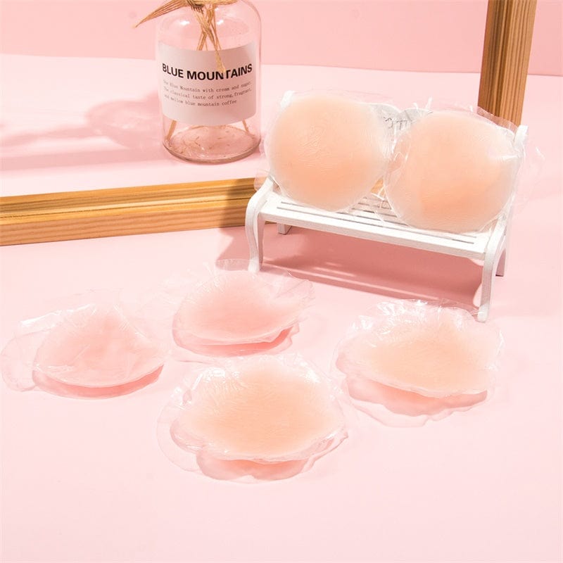 Oh Saucy Breast Petals Nipple Cover Invisible Adhesive Silicone Reusable