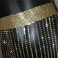 Oh Saucy Apparel & Accessories Gold / One Size Brilliant Lux Rhinestone Skirt, Belt, Body Chain | Shiny Crystal Tassels | Nightclub / Boudoir Chic