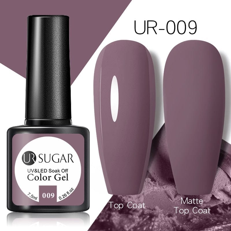 OHS beauty UR-009 / China Brown Caramel Colour Gel Nail Polish Semi Permanent Autumn Winter Wine Red Series