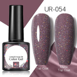 OHS beauty UR-054 / China Brown Caramel Colour Gel Nail Polish Semi Permanent Autumn Winter Wine Red Series
