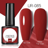 OHS beauty UR-085 / China Brown Caramel Colour Gel Nail Polish Semi Permanent Autumn Winter Wine Red Series