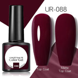 OHS beauty UR-088 / China Brown Caramel Colour Gel Nail Polish Semi Permanent Autumn Winter Wine Red Series