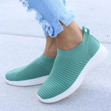 Oh Saucy Green / 5 Casual Sock Sneakers Knitted Slip On Leisurewear