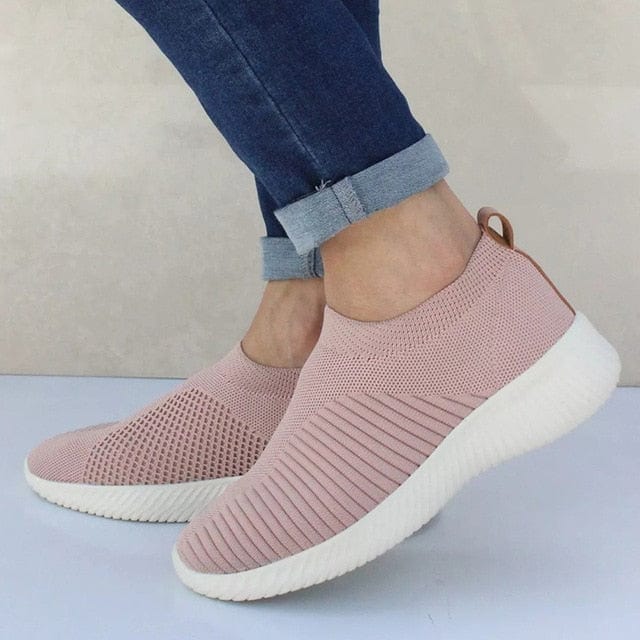 Oh Saucy Pink / 5 Casual Sock Sneakers Knitted Slip On Leisurewear