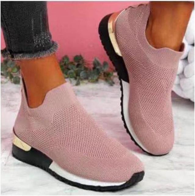 Oh Saucy Pink B / 39 Casual Sports Slip On Sneakers 10 Amazing Colours ~ Yoga ~ Fashion - Street Drip