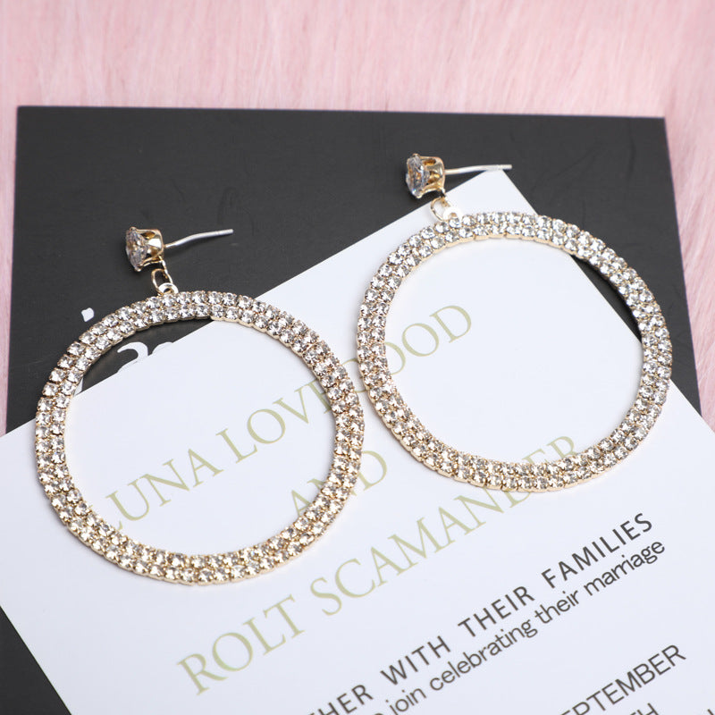OhSaucy jewelery Golden Circle earrings