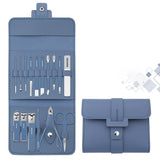 Oh Saucy nail care blue / 16pcs/set Colourful Superior Quality Nail Clippers Portable Set (12/16 Pcs)