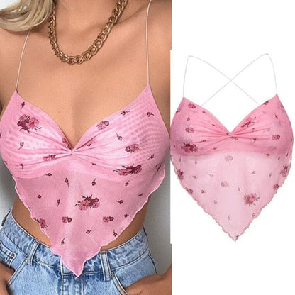 Corset Tank Crop Top Many Trending Colours & Print Variants - OhSaucy