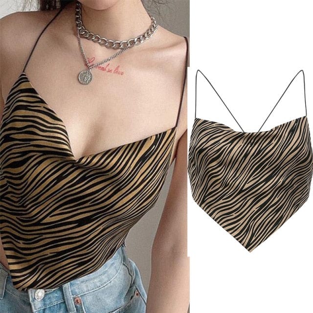 2021 Corset Tank Crop Top Many Trending Colours & Print Variants - OhSaucy