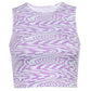 unique swirl pattern Tank Crop Top Many Trending Colours & Print Variants - OhSaucy 