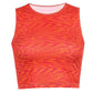 orange Corset Tank Crop Top Many Trending Colours & Print Variants - OhSaucy