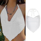 white Corset Tank Crop Top Many Trending Colours & Print Variants - OhSaucy