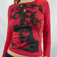 red Corset Tank Crop Top Many Trending Colours & Print Variants - OhSaucy