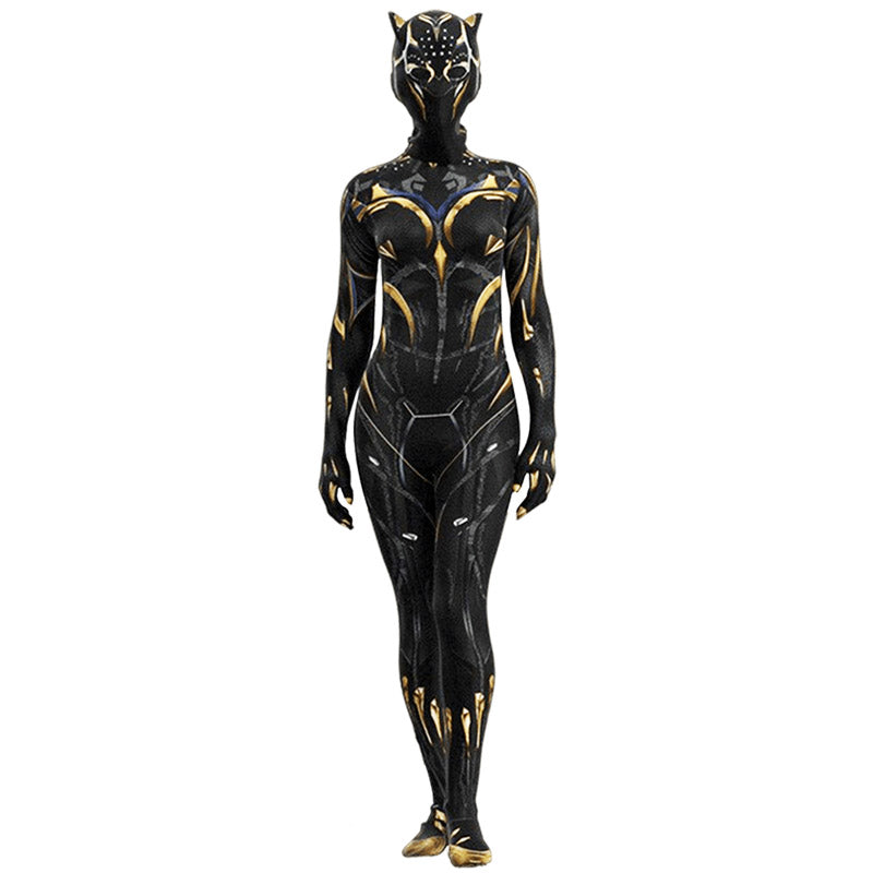 OHS bodysuit Cosplay Black Panther Marvel Wakanda Forever Superhero "Shuri" Jumpsuit