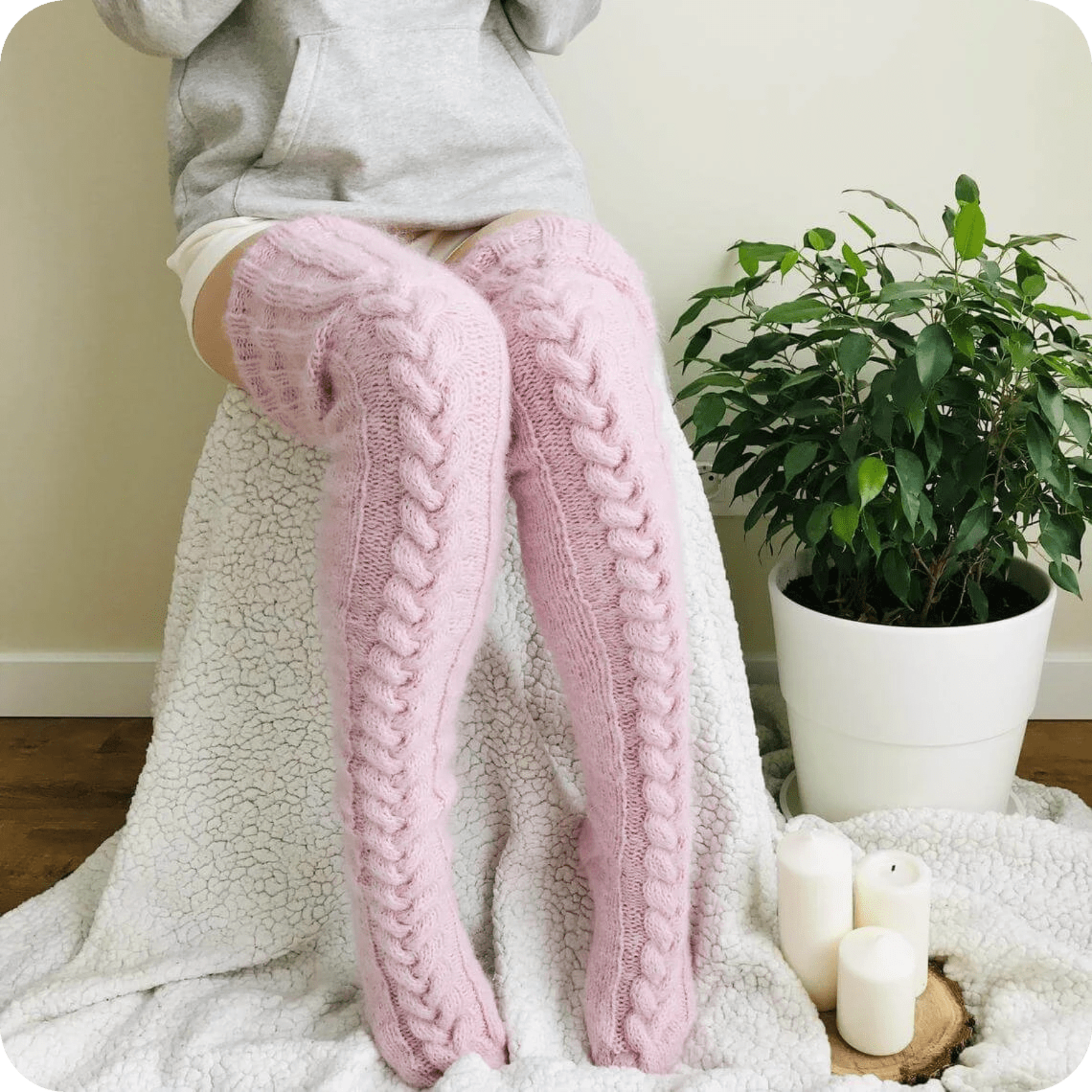 Oh Saucy Leg Warmers CozySoxy's™ Comfiest Thigh Highs