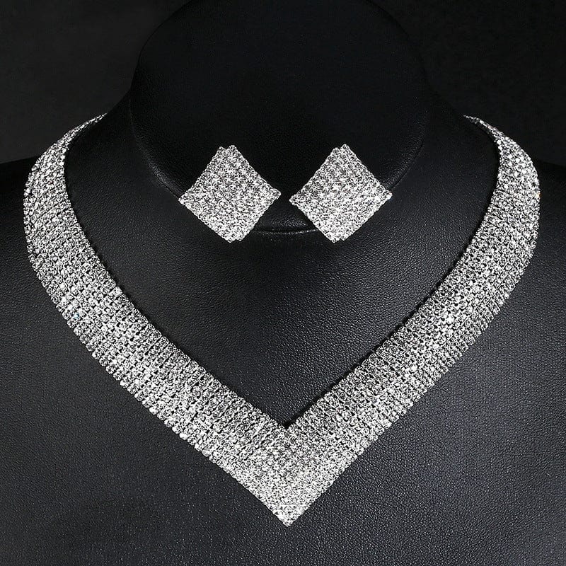 Oh Saucy Apparel & Accessories Crystal Luxx™ Bridal Wedding Jewelry Sets Rhinestone Elegance for Women