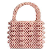 Oh Saucy Pink Crystal Queen™ Bead/Pearl Dinner Bag 70% Off Limited Time Offer Ends Soon