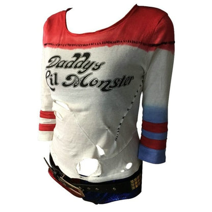 2021  T-shirt Shirt Daddy's Lil Monster Top Cosplay Costume - OhSaucy