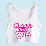 Crop Top Female Daddys Little Girl - OhSaucy