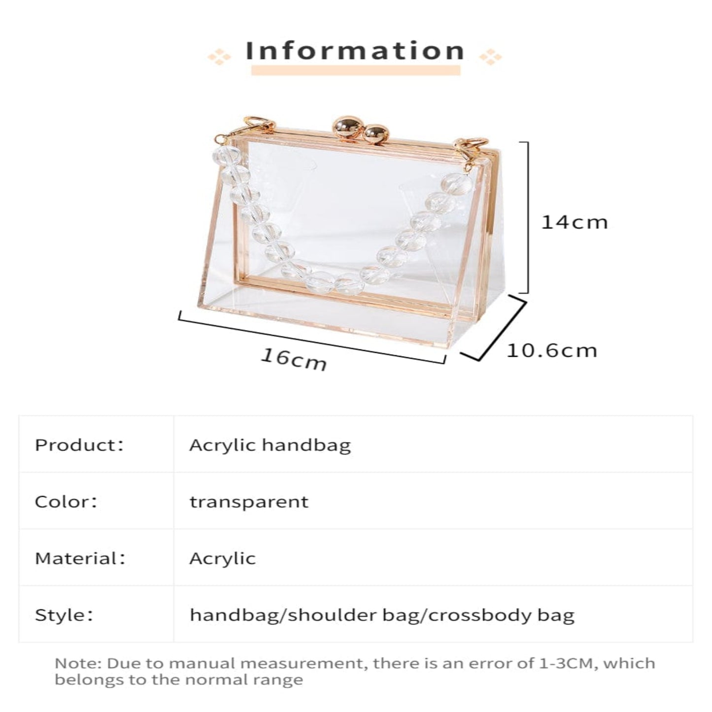 Oh Saucy Apparel & Accessories Designer Transparent Evening Clutch Purse Luxury Beaded Bag 15%Off On sale Now!