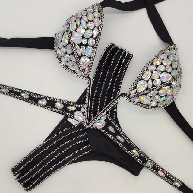 Sexy Diamond Big V Bikini Set - OhSaucy