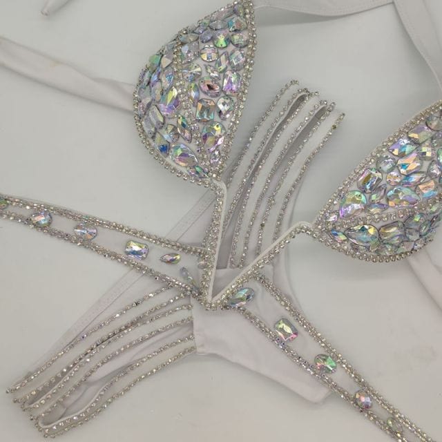 Sexy Diamond Big V Bikini Set - OhSaucy