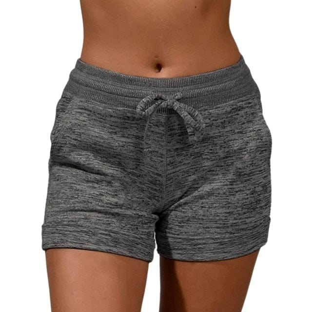 Drawstring Cat Paw Print Shorts - OhSaucy