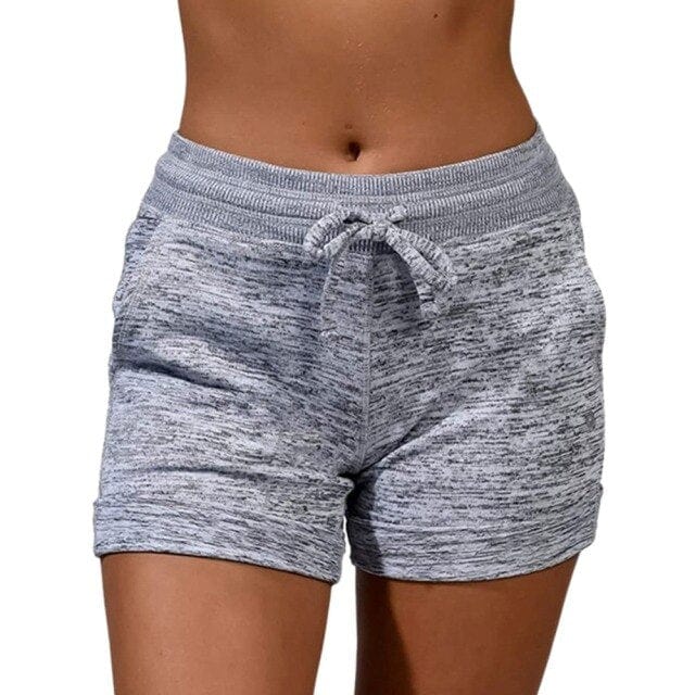 Drawstring Cat Paw Print Shorts - OhSaucy