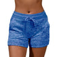 Drawstring Cat Paw Print Shorts - OhSaucy