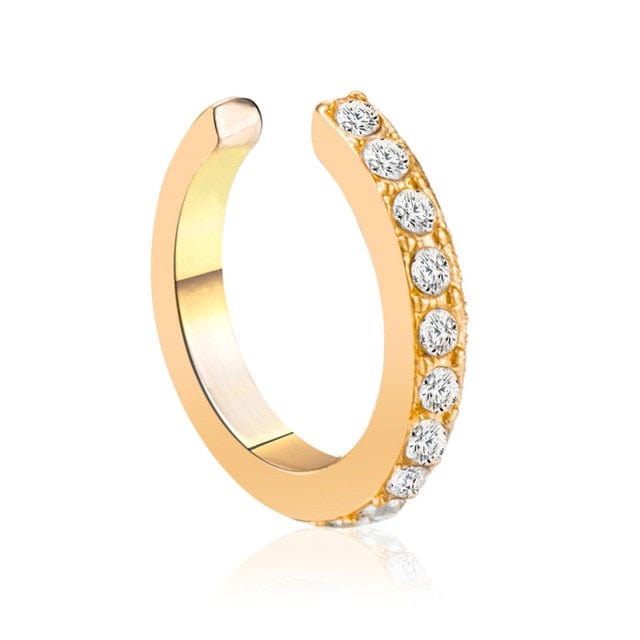 OhSaucy Apparel & Accessories 119jin Ear Cuff Gold Leaf | Non-Piercing Ear Clips |  Body Jewellery