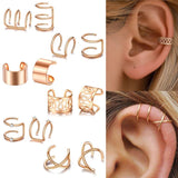 OhSaucy Apparel & Accessories Ear Cuff Gold Leaf | Non-Piercing Ear Clips |  Body Jewellery