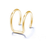 OhSaucy Apparel & Accessories gold Ear Cuff Gold Leaf | Non-Piercing Ear Clips |  Body Jewellery