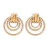 OhSaucy jewelery Gold Earring Jewelry Gold Multi-layer Metal Irregular Earrings