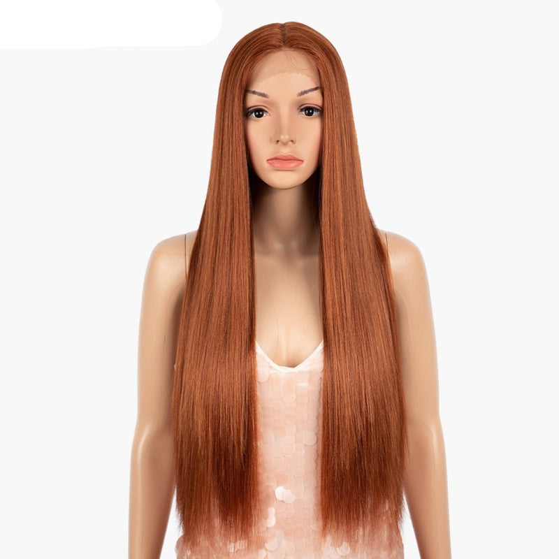 OHS beauty 130T / PART LACE WIG / 30inches Elite quality Synthetic Lace Wig 30 Inch Long  Soft With 14 Colourful Options