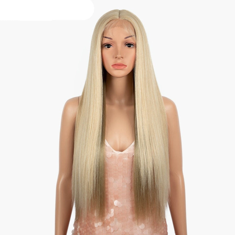 OHS beauty 16A-613F / PART LACE WIG / 30inches Elite quality Synthetic Lace Wig 30 Inch Long  Soft With 14 Colourful Options