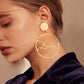 OH Saucy jewellery large gold hoop earrings classic retro vintage gold earrings