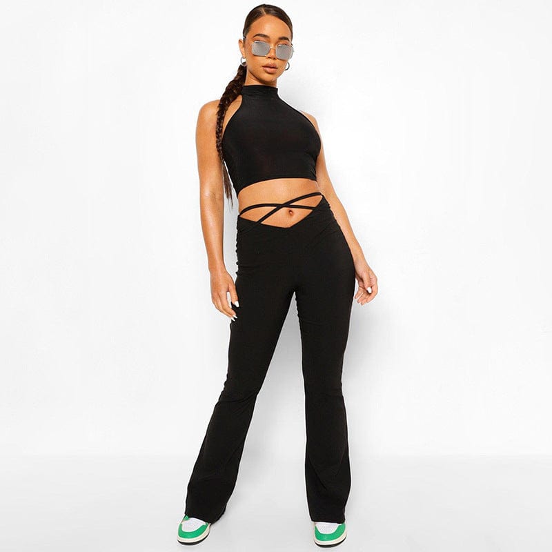 OhSaucy Apparel & Accessories Flare Pants ~ 3 Available Colours ~ Skinny Fit ~Very Stretchy Trousers