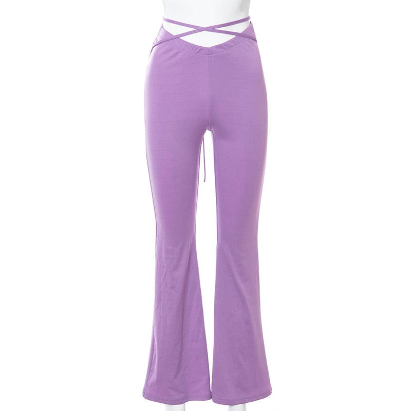 OhSaucy Apparel & Accessories Flare Pants ~ 3 Available Colours ~ Skinny Fit ~Very Stretchy Trousers