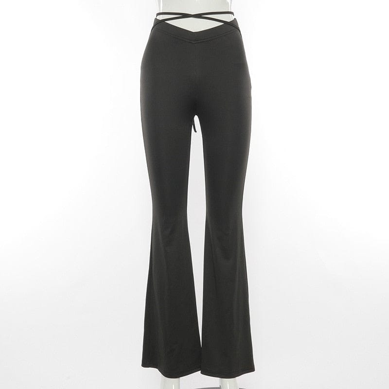 OhSaucy Apparel & Accessories Flare Pants ~ 3 Available Colours ~ Skinny Fit ~Very Stretchy Trousers