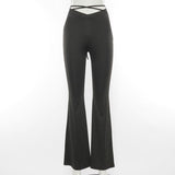 OhSaucy Apparel & Accessories Flare Pants ~ 3 Available Colours ~ Skinny Fit ~Very Stretchy Trousers