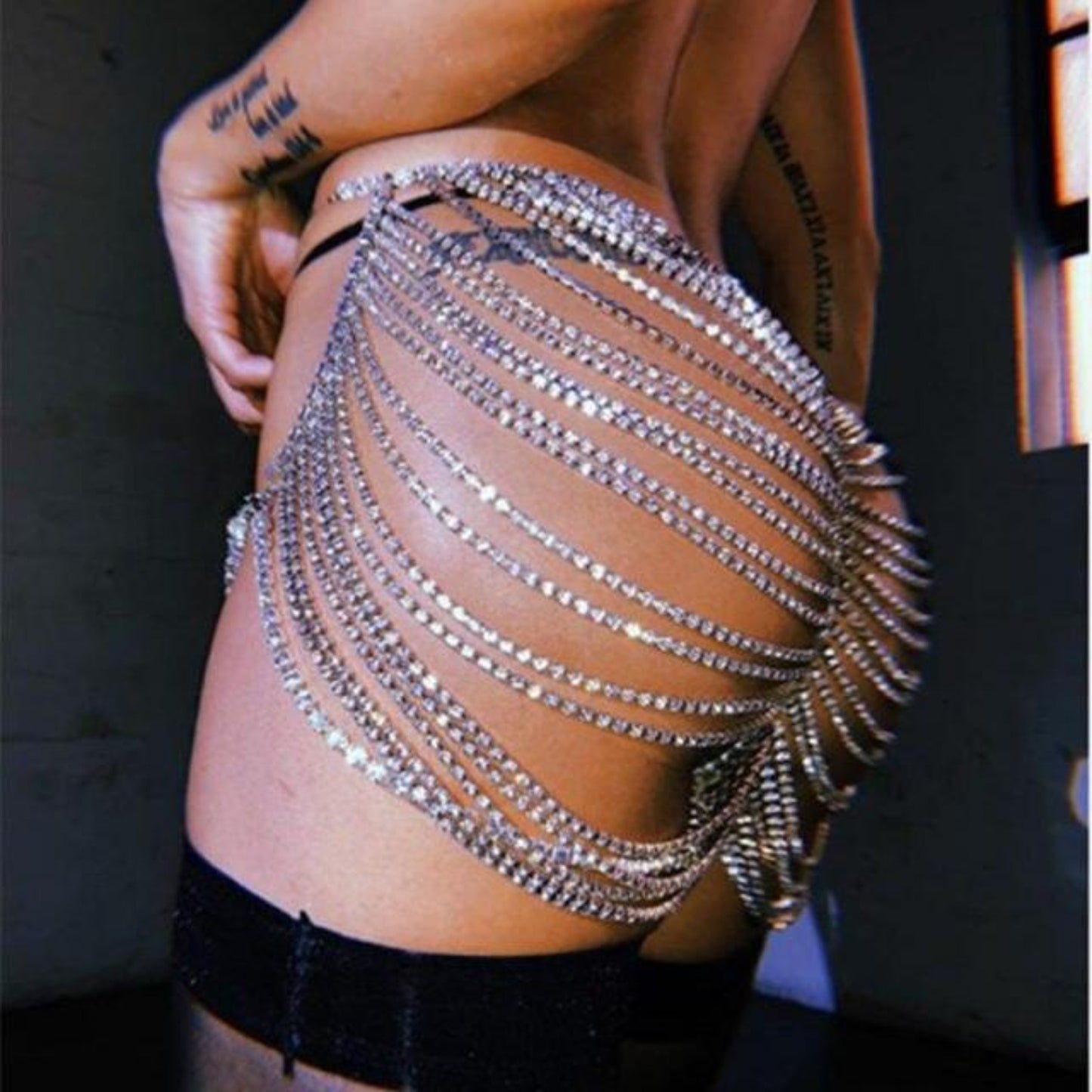 OhSaucy Apparel & Accessories Fling Bling ™  Party Bikini Chains in Gold Or Silver
